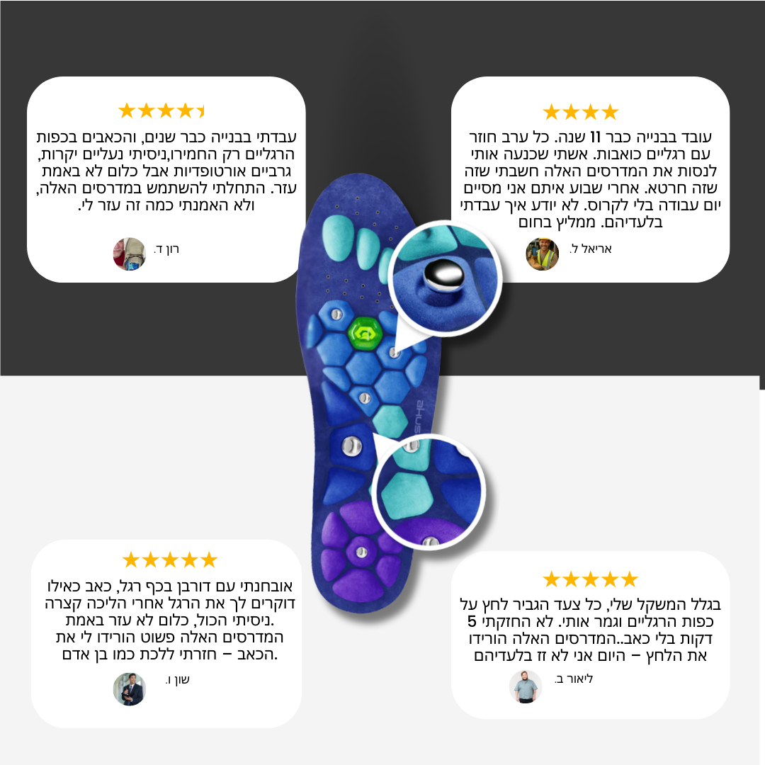 ZenFeet™ - לעמידה ממושכת