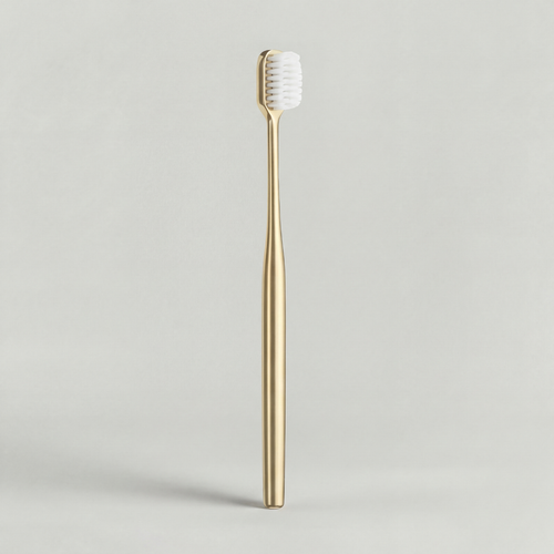 מברשת שיניים מצופה זהב 24 קארט